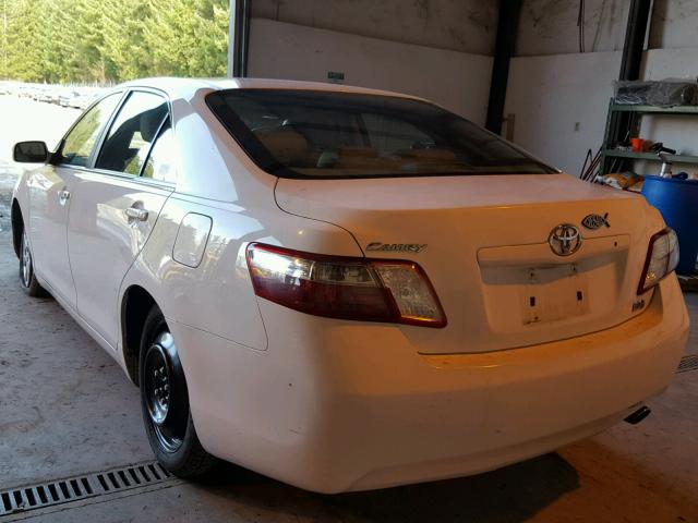 JTNBB46K593049009 - 2009 TOYOTA CAMRY HYBR WHITE photo 3