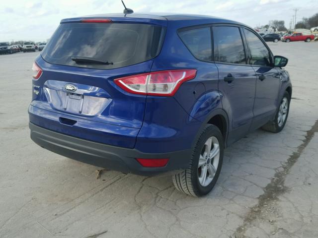 1FMCU0F74FUB45612 - 2015 FORD ESCAPE S BLUE photo 4