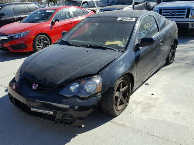 JH4DC53022C005962 - 2002 ACURA RSX TYPE-S BLACK photo 2