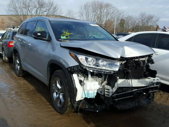 5TDDZRFHXHS454919 - 2017 TOYOTA HIGHLANDER SILVER photo 1