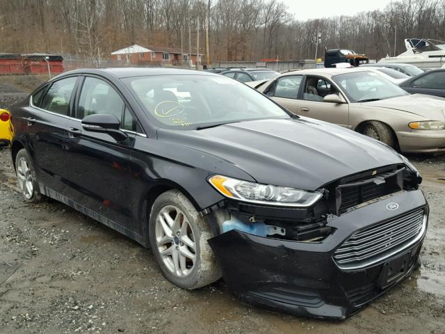 3FA6P0H73ER137891 - 2014 FORD FUSION SE BLACK photo 1