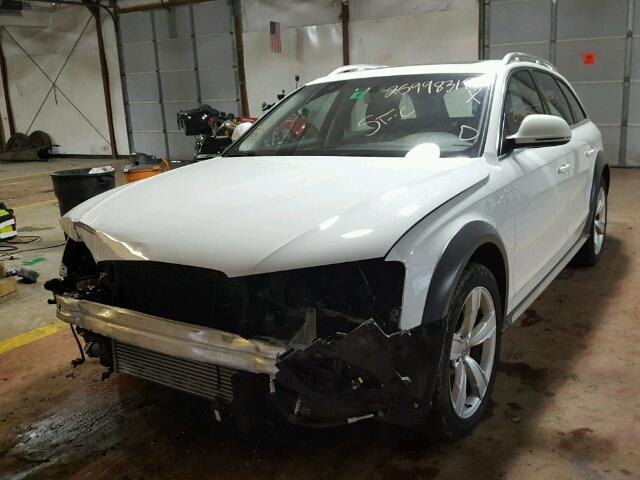 WA1UFAFL8DA097661 - 2013 AUDI A4 ALLROAD WHITE photo 2