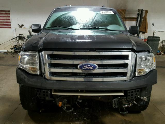 1FMFU185X7LA85664 - 2007 FORD EXPEDITION GRAY photo 9