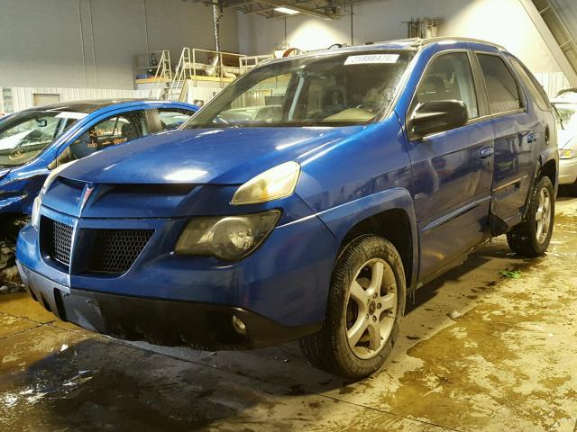 3G7DA03E03S543799 - 2003 PONTIAC AZTEK BLUE photo 2