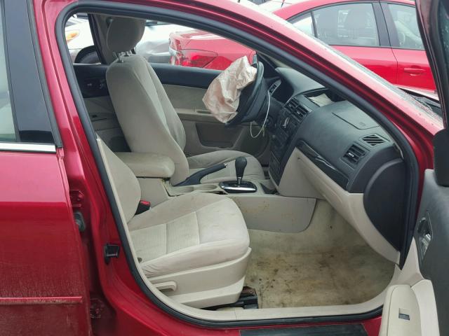 3FAFP08Z46R207093 - 2006 FORD FUSION SEL RED photo 5