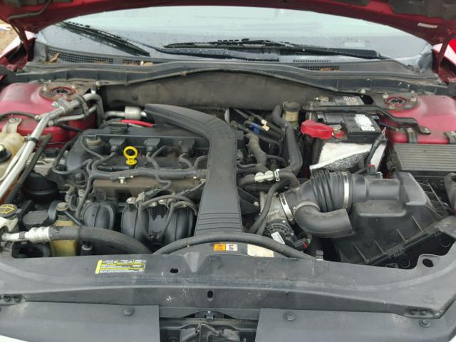 3FAFP08Z46R207093 - 2006 FORD FUSION SEL RED photo 7
