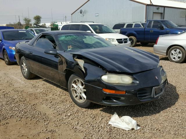 2G1FP22K712118992 - 2001 CHEVROLET CAMARO BLACK photo 1