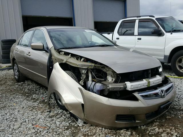 3HGCM56486G706891 - 2006 HONDA ACCORD LX GOLD photo 1