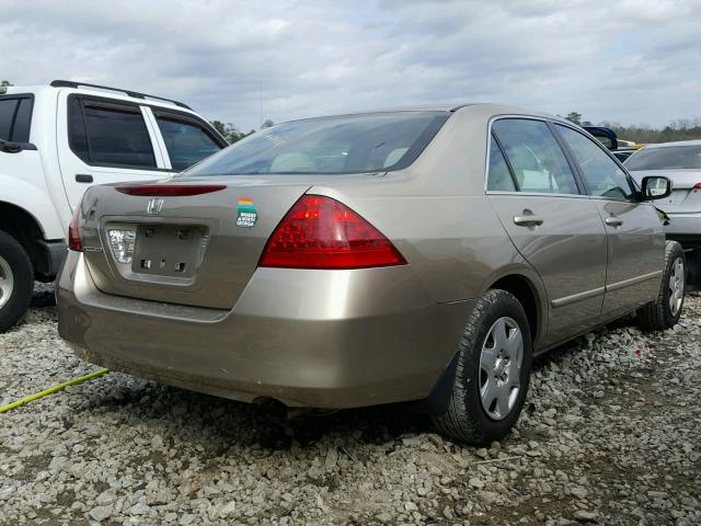 3HGCM56486G706891 - 2006 HONDA ACCORD LX GOLD photo 4