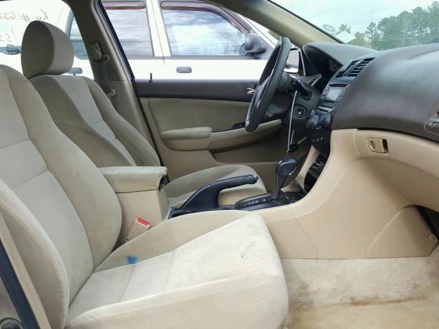 3HGCM56486G706891 - 2006 HONDA ACCORD LX GOLD photo 5