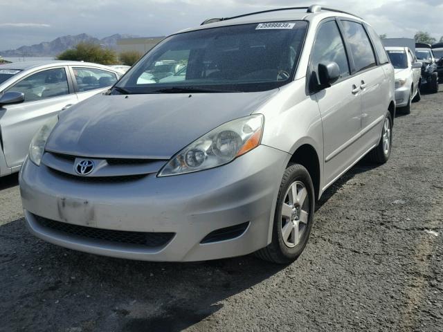 5TDZA23C96S453481 - 2006 TOYOTA SIENNA CE GRAY photo 2