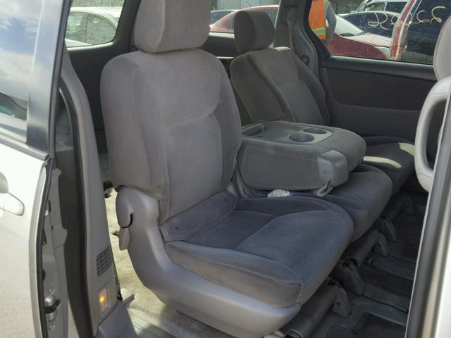 5TDZA23C96S453481 - 2006 TOYOTA SIENNA CE GRAY photo 6