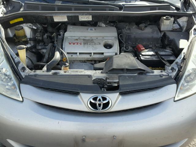 5TDZA23C96S453481 - 2006 TOYOTA SIENNA CE GRAY photo 7