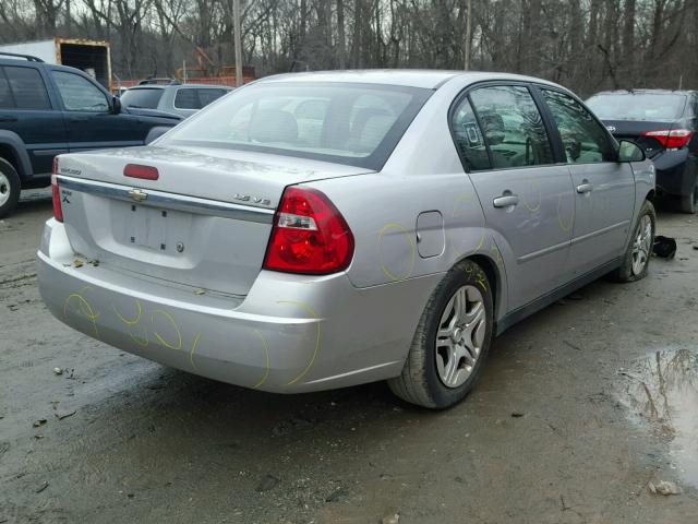 1G1ZS51816F247691 - 2006 CHEVROLET MALIBU LS SILVER photo 4