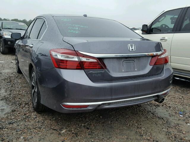 1HGCR2F86HA031031 - 2017 HONDA ACCORD EXL GRAY photo 3