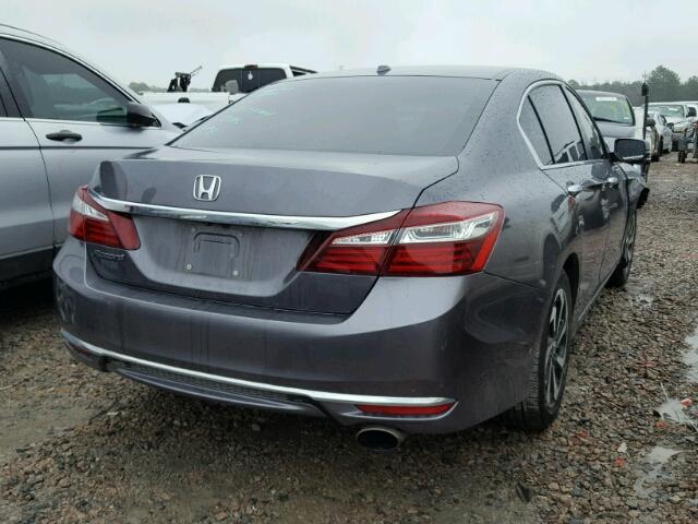 1HGCR2F86HA031031 - 2017 HONDA ACCORD EXL GRAY photo 4