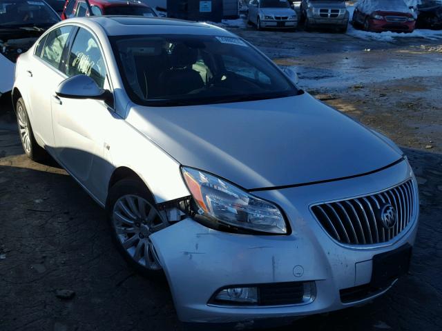 W04GU5GC7B1004084 - 2011 BUICK REGAL CXL SILVER photo 1