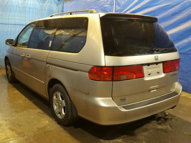 2HKRL1860YH593466 - 2000 HONDA ODYSSEY EX BEIGE photo 3