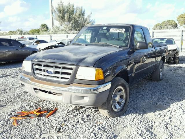 1FTYR14E21TA39192 - 2001 FORD RANGER SUP BLUE photo 2