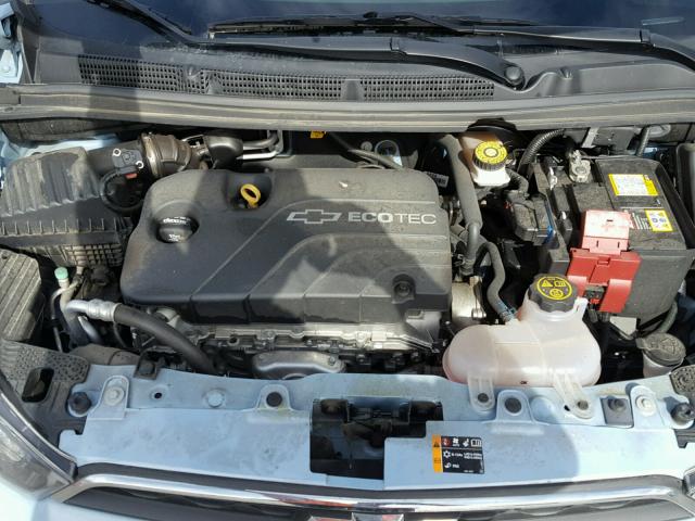 KL8CD6SAXGC578652 - 2016 CHEVROLET SPARK 1LT Синий фото 7