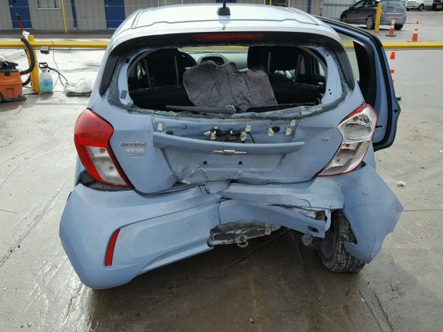 KL8CD6SAXGC578652 - 2016 CHEVROLET SPARK 1LT BLUE photo 9