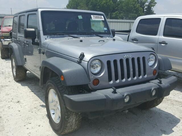 1C4HJWDG0DL674230 - 2013 JEEP WRANGLER U SILVER photo 1