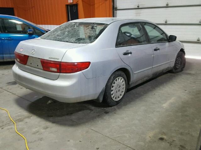 1HGCM56125A806438 - 2005 HONDA ACCORD DX SILVER photo 4