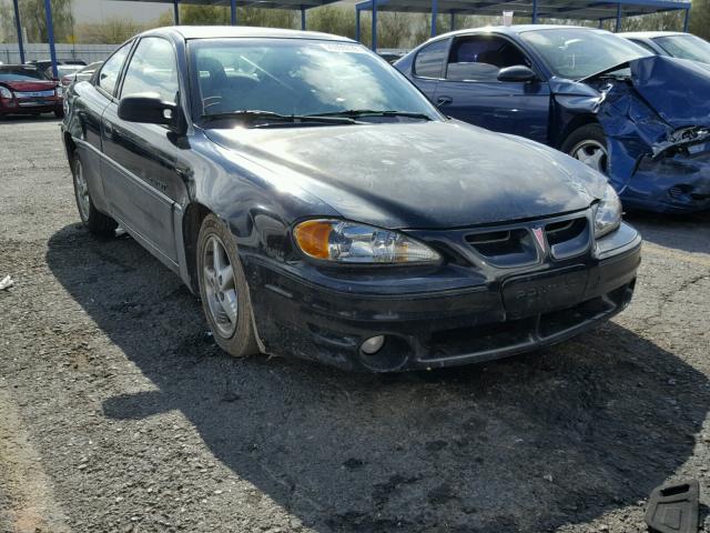 1G2NW12E6YM760588 - 2000 PONTIAC GRAND AM G BLACK photo 1