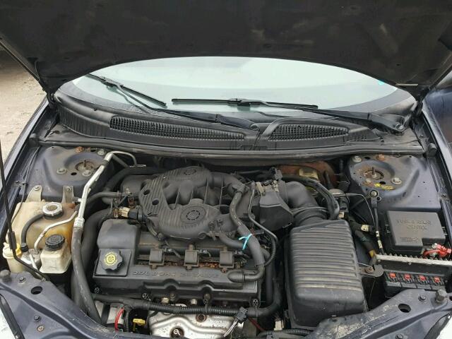 1B3EL46R34N299763 - 2004 DODGE STRATUS SX BLUE photo 7