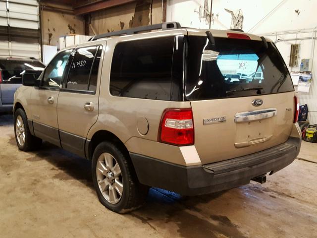 1FMFU16517LA00553 - 2007 FORD EXPEDITION TAN photo 3