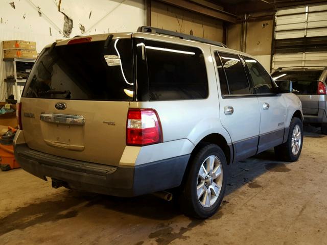 1FMFU16517LA00553 - 2007 FORD EXPEDITION TAN photo 4