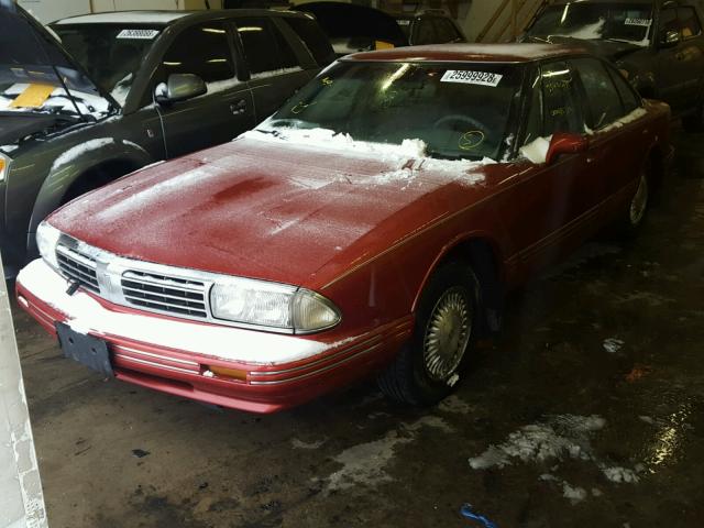 1G3HC52K7V4835857 - 1997 OLDSMOBILE REGENCY RED photo 2