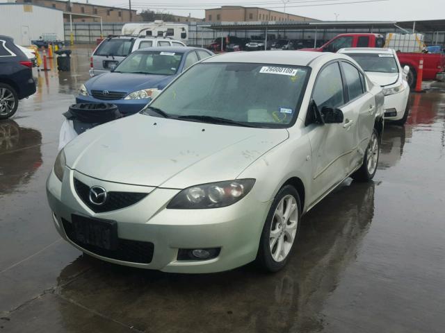 JM1BK32FX81116477 - 2008 MAZDA 3 I GREEN photo 2