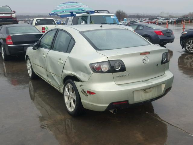 JM1BK32FX81116477 - 2008 MAZDA 3 I GREEN photo 3