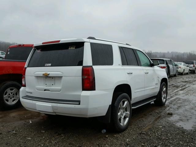 1GNSKCKCXFR120542 - 2015 CHEVROLET TAHOE K150 WHITE photo 4