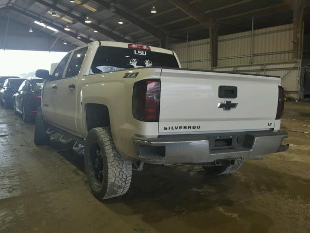 3GCUKREC8EG397804 - 2014 CHEVROLET SILVERADO WHITE photo 3