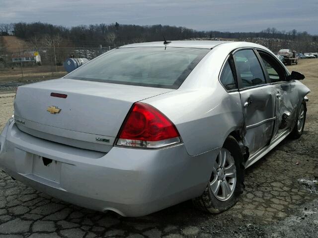 2G1WF5E34D1176030 - 2013 CHEVROLET IMPALA LS SILVER photo 4