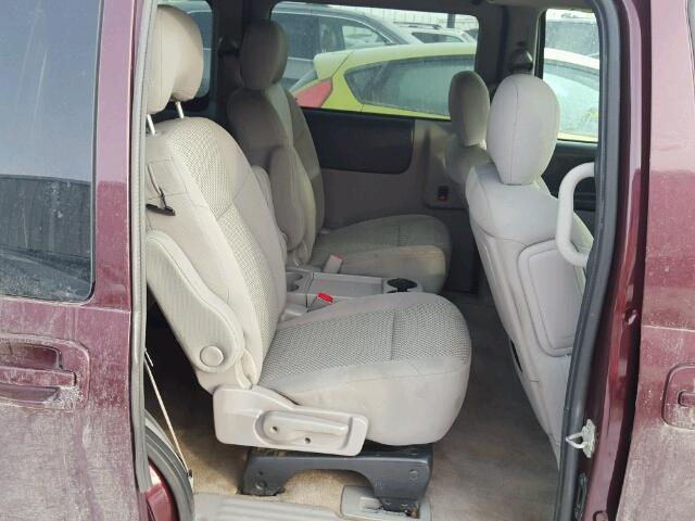 1GMDU33LX6D207425 - 2006 PONTIAC MONTANA SV BURGUNDY photo 6