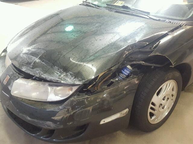 1G8ZY1272XZ221101 - 1999 SATURN SC2 GREEN photo 9