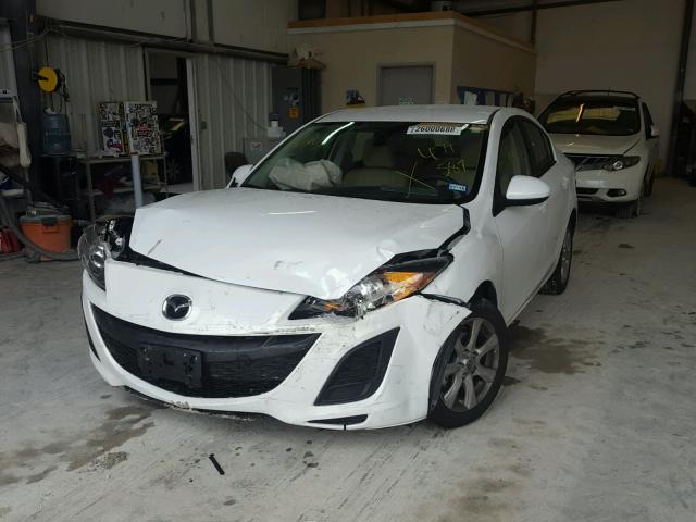 JM1BL1VFXB1479589 - 2011 MAZDA 3 I WHITE photo 2