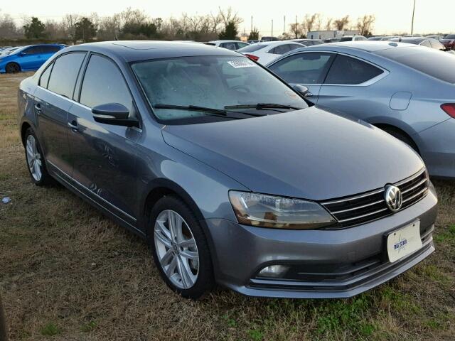 3VWL17AJ7HM211079 - 2017 VOLKSWAGEN JETTA SEL CHARCOAL photo 1