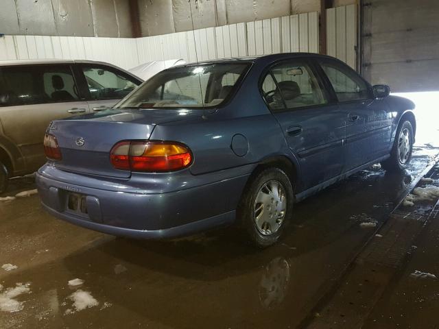 1G1ND52T2WY173682 - 1998 CHEVROLET MALIBU BLUE photo 4