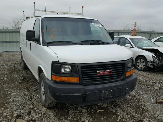 1GTW7GCG6E1141440 - 2014 GMC SAVANA G25 WHITE photo 1