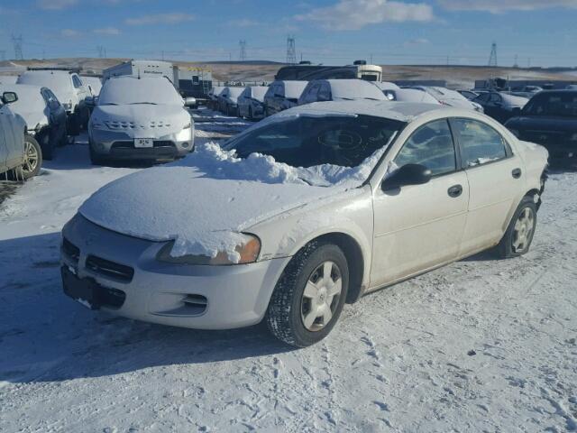 1B3EL36X33N575463 - 2003 DODGE STRATUS SE WHITE photo 2