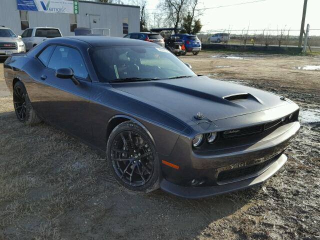 2C3CDZFJ8HH583029 - 2017 DODGE CHALLENGER CHARCOAL photo 1