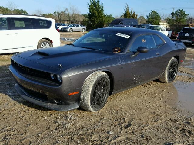 2C3CDZFJ8HH583029 - 2017 DODGE CHALLENGER CHARCOAL photo 2