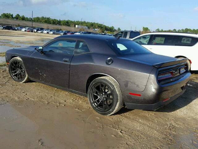 2C3CDZFJ8HH583029 - 2017 DODGE CHALLENGER CHARCOAL photo 3