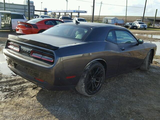 2C3CDZFJ8HH583029 - 2017 DODGE CHALLENGER CHARCOAL photo 4