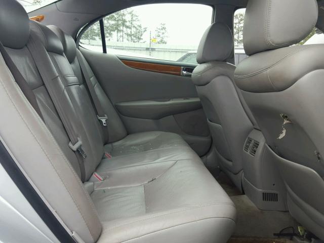 JTHBA30G265168267 - 2006 LEXUS ES 330 SILVER photo 6