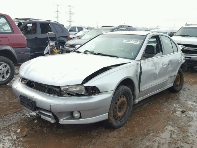 4A3AA46L8YE053356 - 2000 MITSUBISHI GALANT ES SILVER photo 2